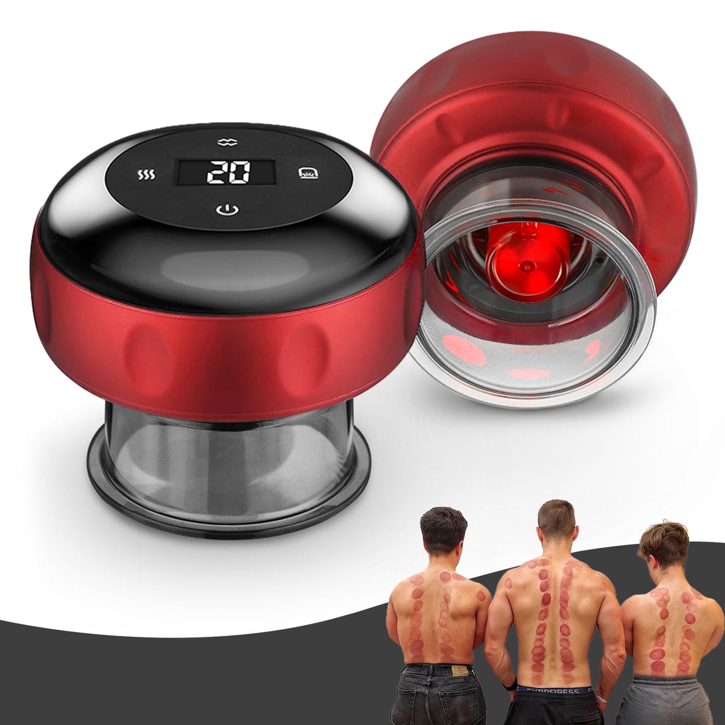 Elektrische Cupping Massage Apparaat – Verlicht Spierspanning & Stijfheid 💆