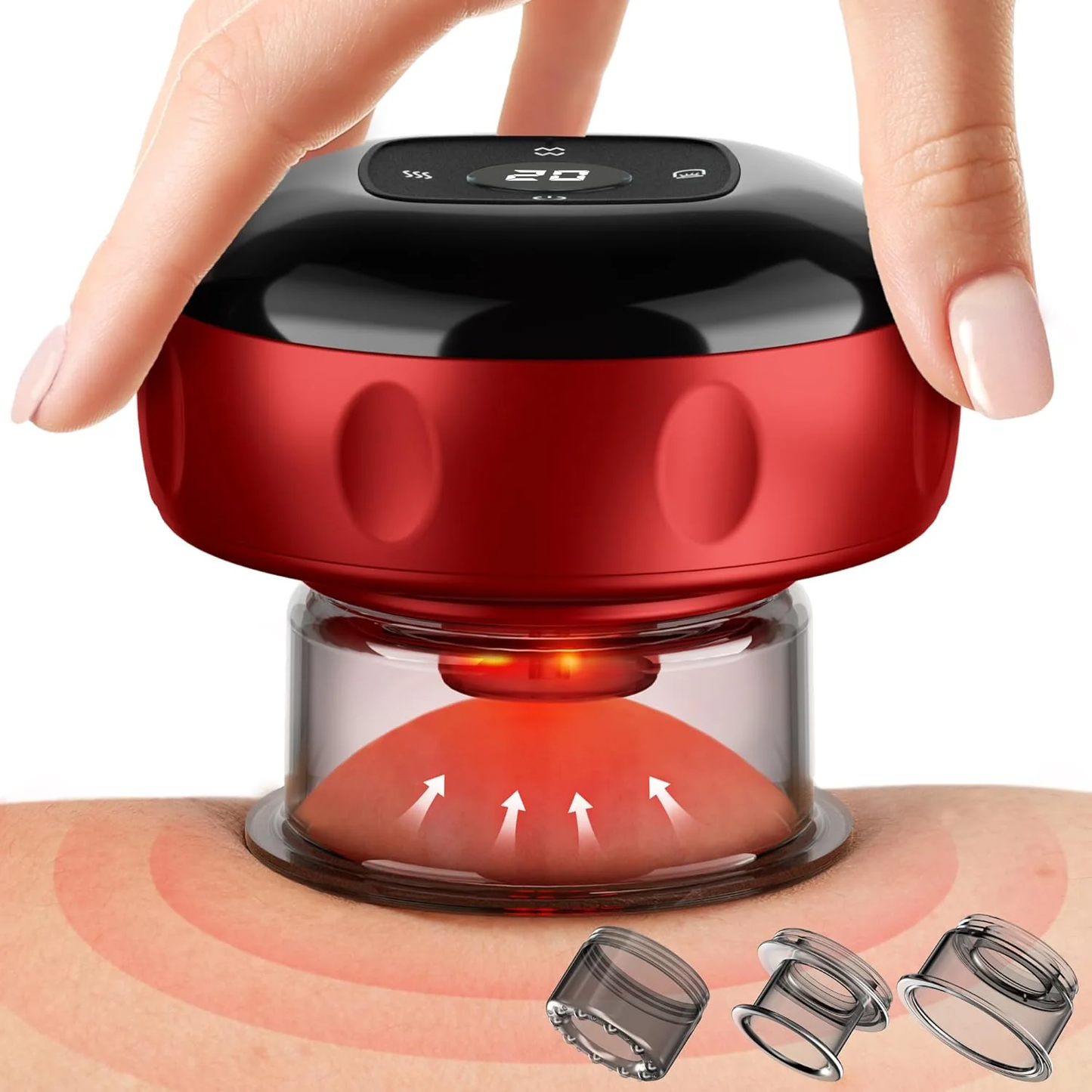 Elektrische Cupping Massage Apparaat – Verlicht Spierspanning & Stijfheid 💆