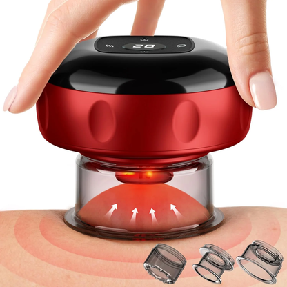 Elektrische Cupping Massage Apparaat – Verlicht Spierspanning & Stijfheid 💆
